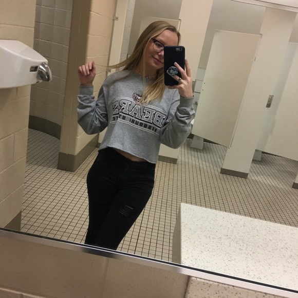 Champion Tops - MSU Missouri state cropped tee